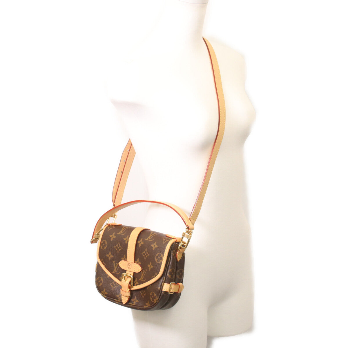LOUIS VUITTON ルイヴィトン M46740 モノグラム ソミュールBB ショルダーバッグ