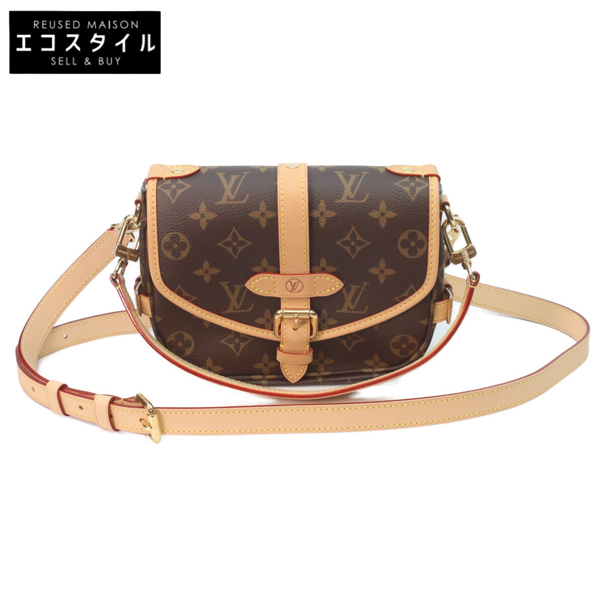 LOUIS VUITTON ルイヴィトン M46740 モノグラム ソミュールBB ショルダーバッグ