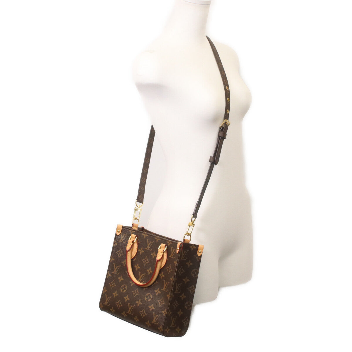 LOUIS VUITTON ルイヴィトン M46265 モノグラム サックプラBB ハンドバッグ