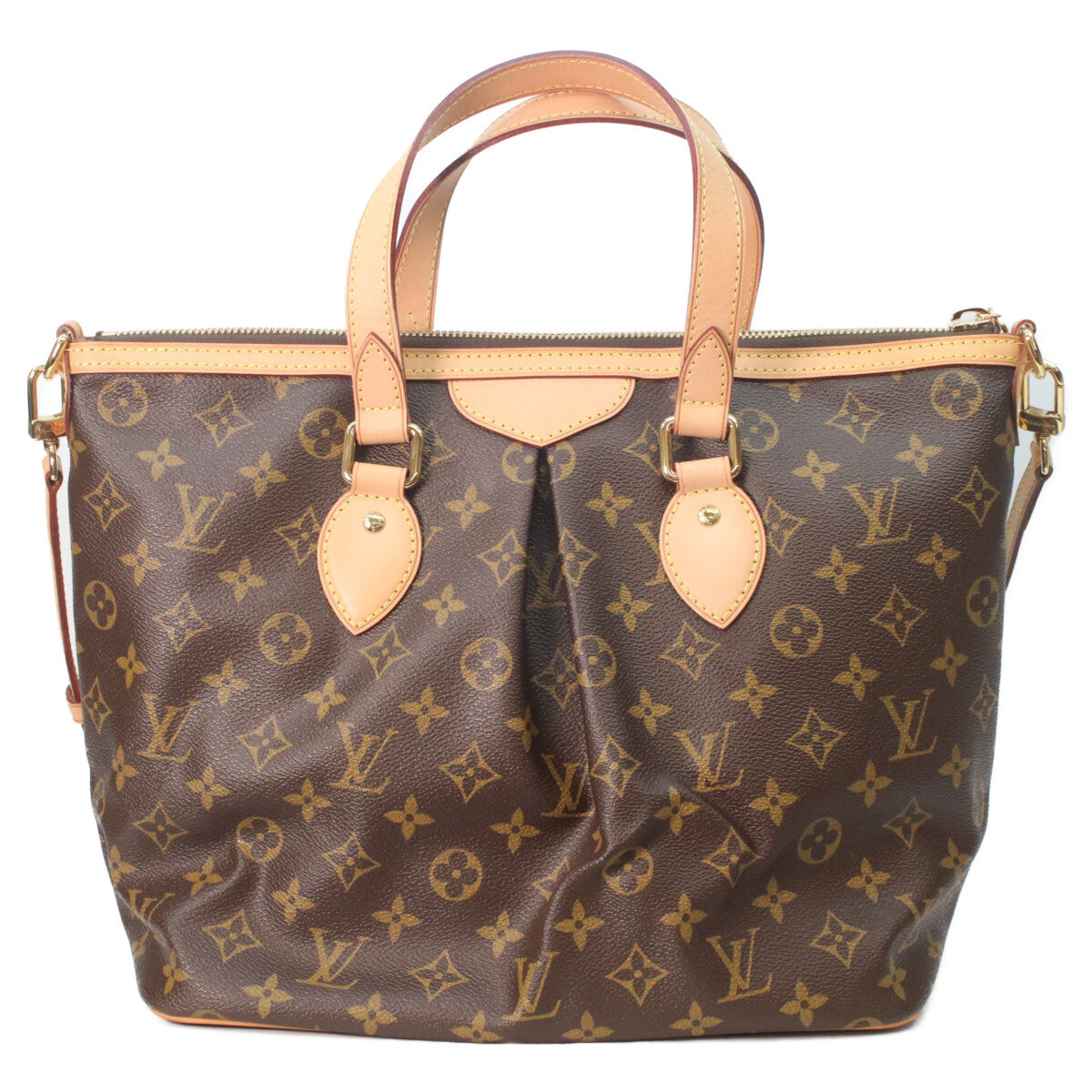 LOUIS VUITTON 2011 M40145 Monogram Palermo PM 2-Way Tote Bag