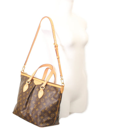 LOUIS VUITTON 2011 M40145 Monogram Palermo PM 2-Way Tote Bag