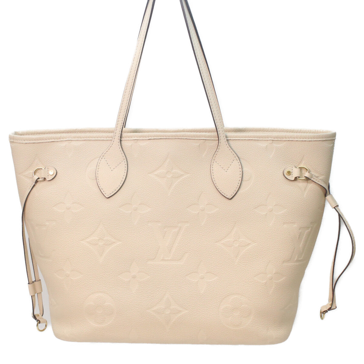 LOUIS VUITTON ルイヴィトン M46676 モノグラムアンプラント クレーム ネヴァーフルMM トートバッグ