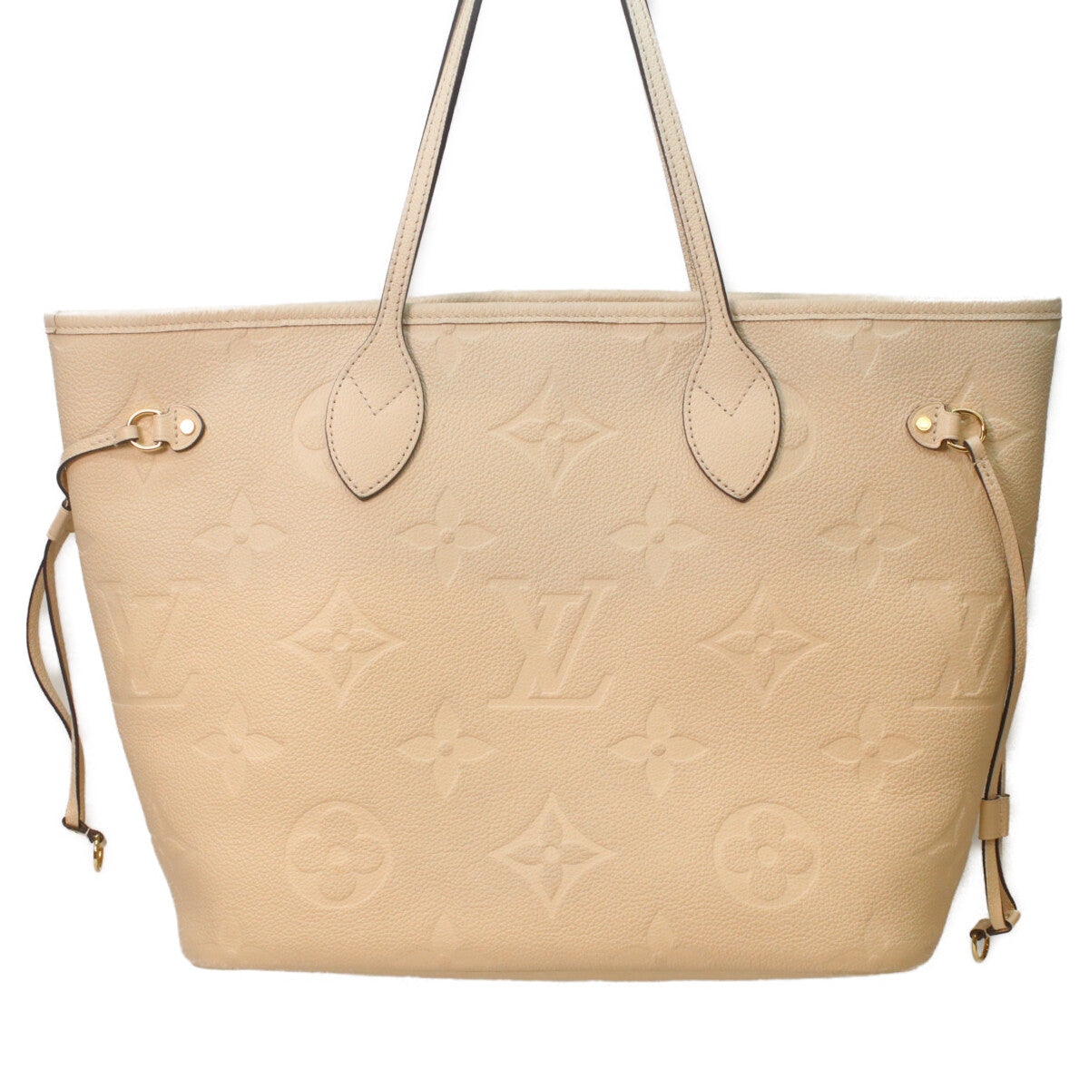 LOUIS VUITTON ルイヴィトン M46676 モノグラムアンプラント クレーム ネヴァーフルMM トートバッグ