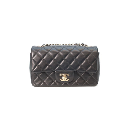 CHANEL シャネル A69900 黒 ラム ゴールド金具 ミニマトラッセ20 チェーンショルダーバッグ ショルダーバッグ