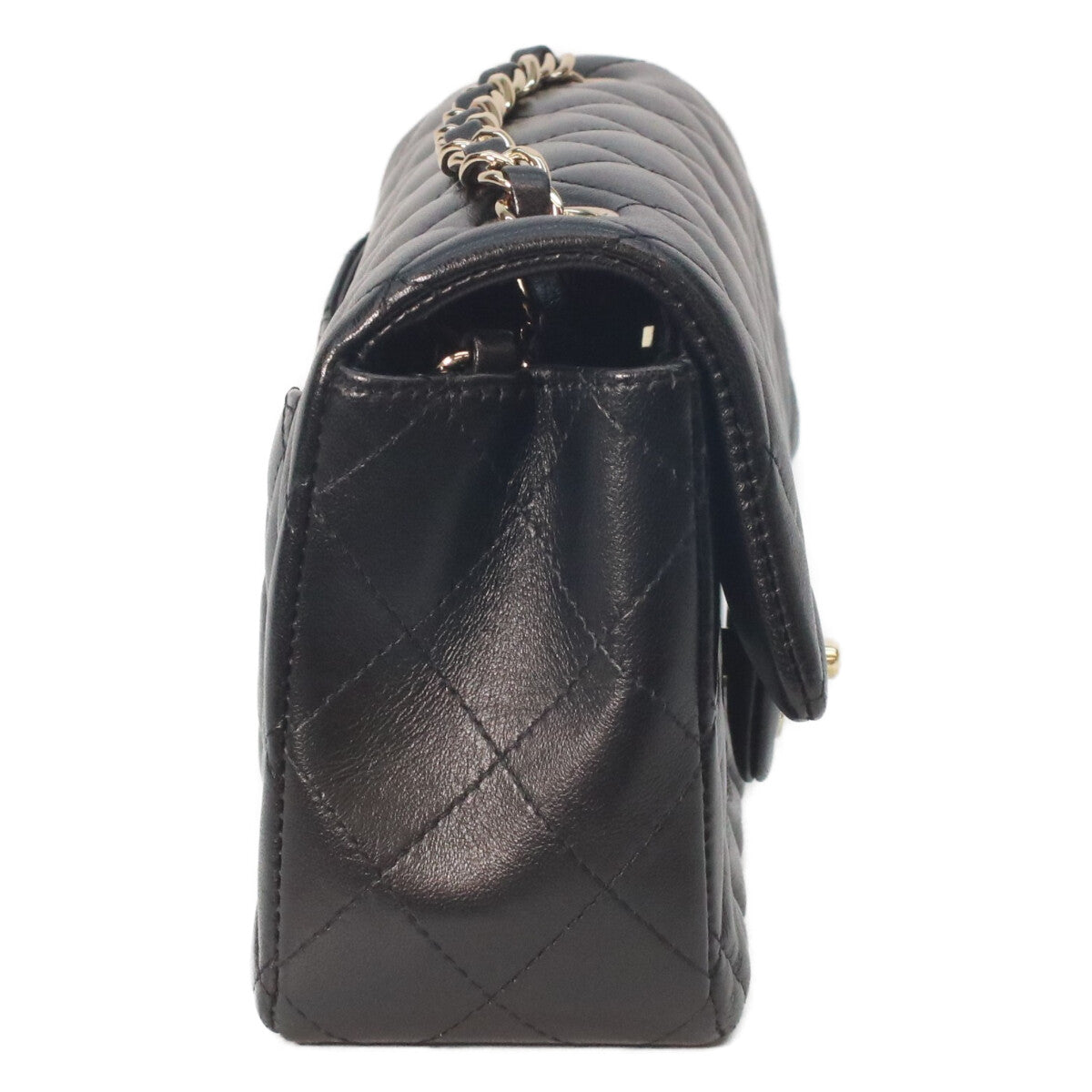 CHANEL シャネル A69900 黒 ラム ゴールド金具 ミニマトラッセ20 チェーンショルダーバッグ ショルダーバッグ