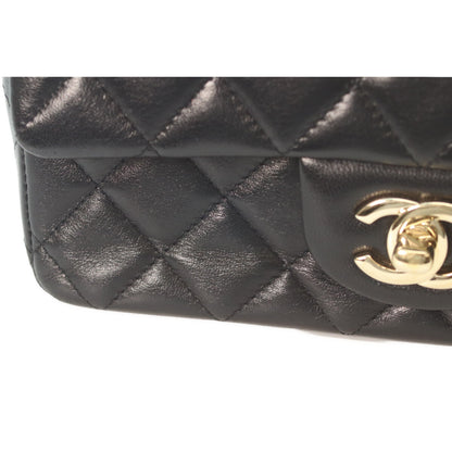 CHANEL シャネル A69900 黒 ラム ゴールド金具 ミニマトラッセ20 チェーンショルダーバッグ ショルダーバッグ