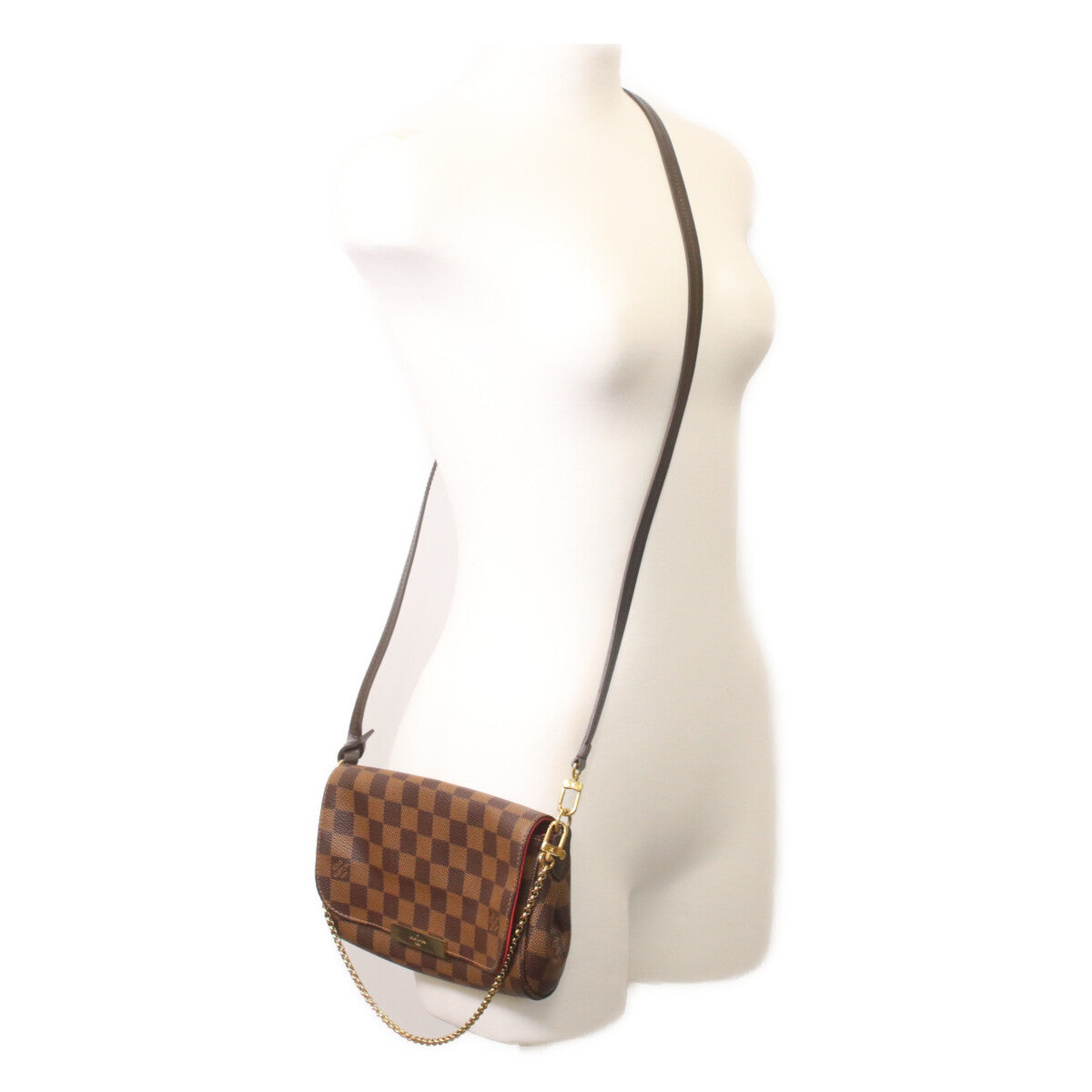 LOUIS VUITTON 路易威登 18年 N41276 Damier Favorite PM 单肩包