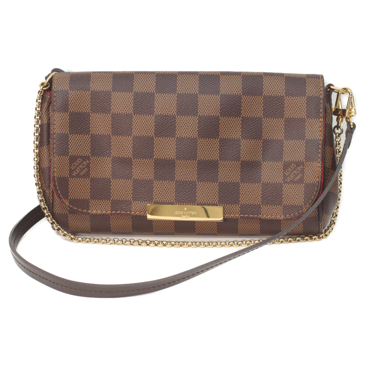 LOUIS VUITTON 路易威登 18年 N41276 Damier Favorite PM 单肩包