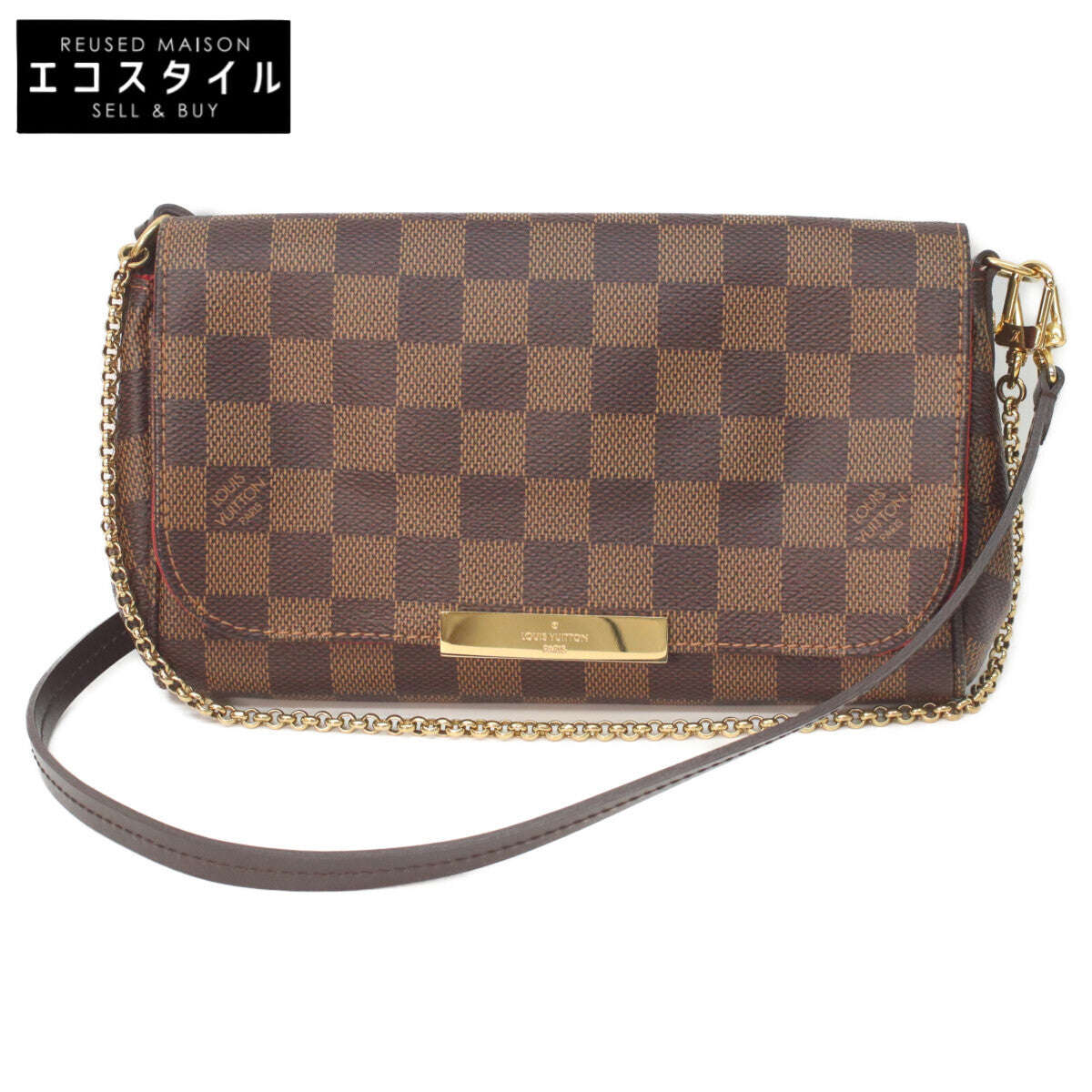 LOUIS VUITTON 路易威登 18年 N41276 Damier Favorite PM 单肩包