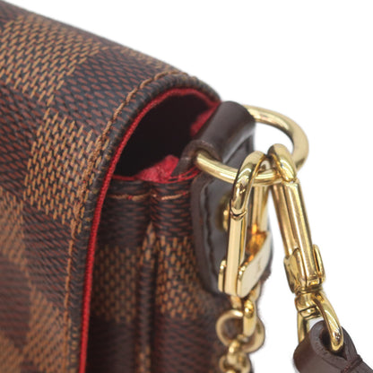 LOUIS VUITTON 路易威登 18年 N41276 Damier Favorite PM 单肩包
