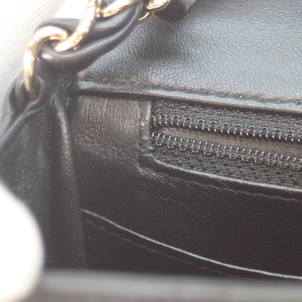 CHANEL シャネル 29番 A35200 黒 ラム ゴールド金具 ミニマトラッセ17 ショルダーバッグ