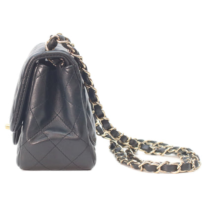 CHANEL シャネル 29番 A35200 黒 ラム ゴールド金具 ミニマトラッセ17 ショルダーバッグ