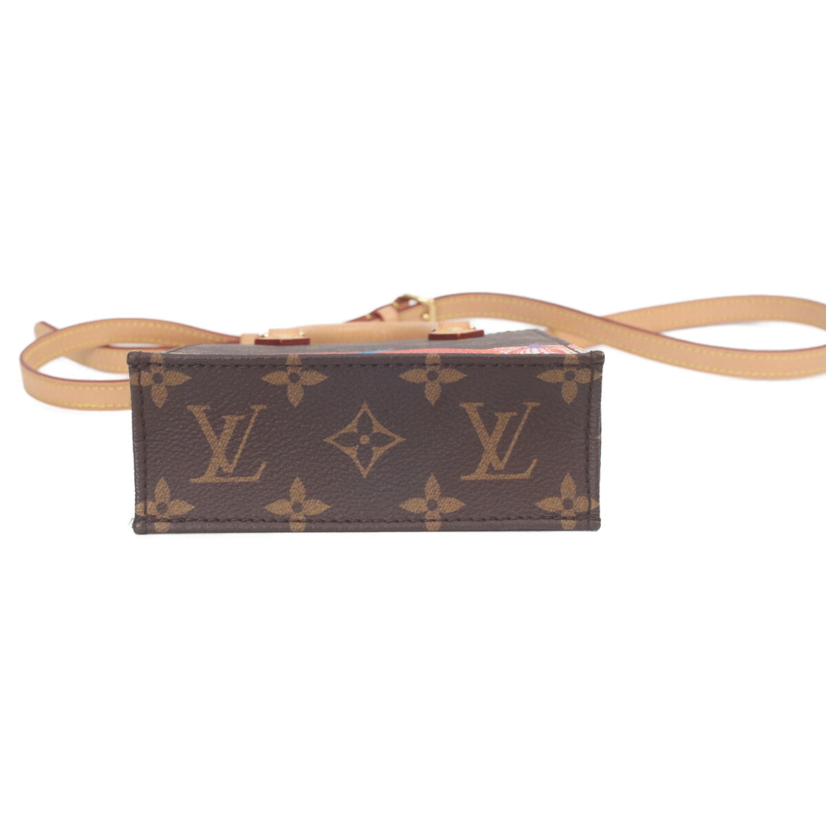 LOUIS VUITTON ルイヴィトン ×YK 草間彌生 M82112 モノグラムパンプキン プティットサックプラ ショルダーバッグ