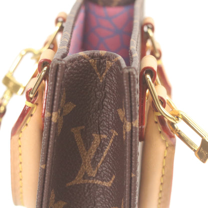 LOUIS VUITTON ルイヴィトン ×YK 草間彌生 M82112 モノグラムパンプキン プティットサックプラ ショルダーバッグ