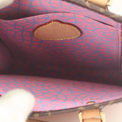 LOUIS VUITTON ルイヴィトン ×YK 草間彌生 M82112 モノグラムパンプキン プティットサックプラ ショルダーバッグ