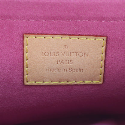LOUIS VUITTON ルイヴィトン 06年 M95216 モノグラムデニム フューシャピンク ミニプリーティ ショルダーバッグ
