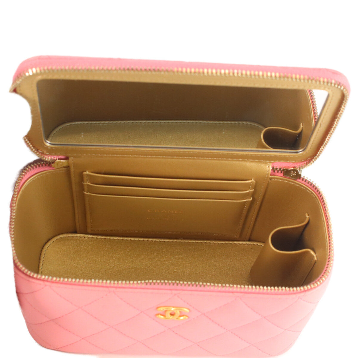 CHANEL シャネル 32番 AP2303 ピンク ラムスキン ゴールド金具 ココボール バニティチェーンショルダーバッグ ショルダーバッグ