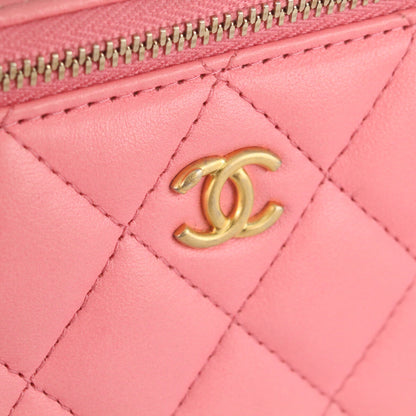 CHANEL シャネル 32番 AP2303 ピンク ラムスキン ゴールド金具 ココボール バニティチェーンショルダーバッグ ショルダーバッグ