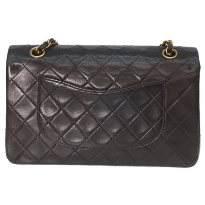 CHANEL シャネル A01112 4番 黒 ラムスキン ゴールド金具 マトラッセ25 ショルダーバッグ