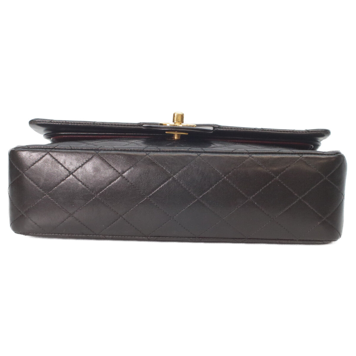 CHANEL シャネル A01112 4番 黒 ラムスキン ゴールド金具 マトラッセ25 ショルダーバッグ