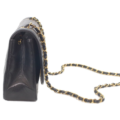 CHANEL シャネル 2番 A01165 黒 ラムスキン ゴールド金具 ダイアナ25 ショルダーバッグ