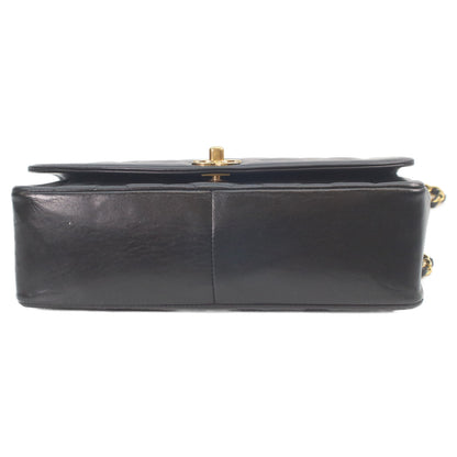 CHANEL シャネル 2番 A01165 黒 ラムスキン ゴールド金具 ダイアナ25 ショルダーバッグ