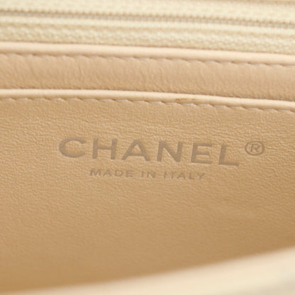 CHANEL シャネル 19番 A69900 ベージュ キャビア シルバー金具 ミニマトラッセ20 ショルダーバッグ