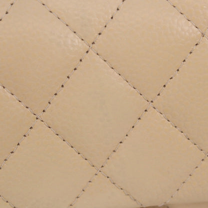 CHANEL シャネル 19番 A69900 ベージュ キャビア シルバー金具 ミニマトラッセ20 ショルダーバッグ