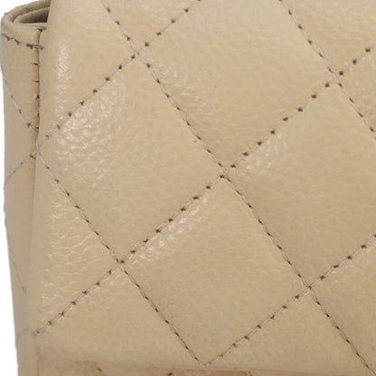 CHANEL シャネル 19番 A69900 ベージュ キャビア シルバー金具 ミニマトラッセ20 ショルダーバッグ