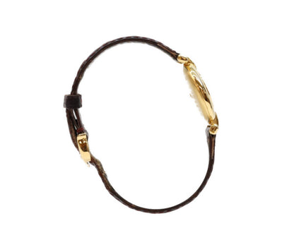 Cartier カルティエ 80-90s W1000654 925 マストコリゼヴェルメイユSM アイボリーローマ文字盤 QZ 革 腕時計