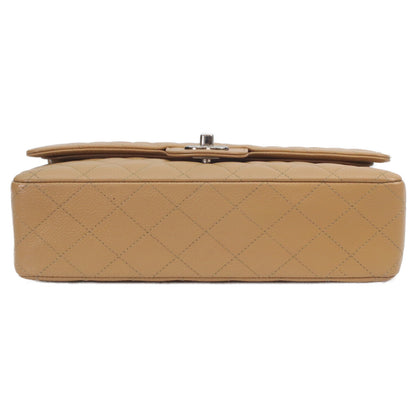 CHANEL シャネル 11番 A01112 ベージュ キャビア シルバー金具 マトラッセ25 ショルダーバッグ