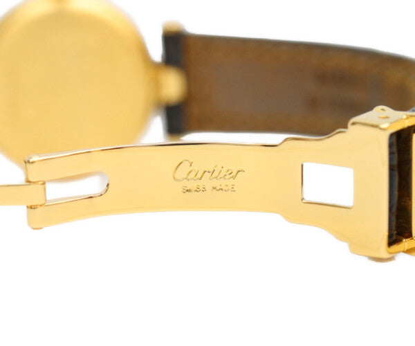 Cartier カルティエ W100225301 80-90s 925 マストヴァンドームヴェルメイユSM センターグレイ飛びローマ文字盤 腕時計