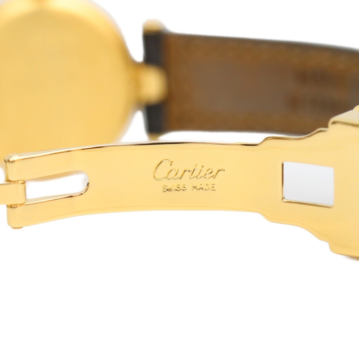 Cartier カルティエ W100225301 80s–90s 925 Must Vendôme Vermeil SM center gray floating Roman numeral dial wristwatch