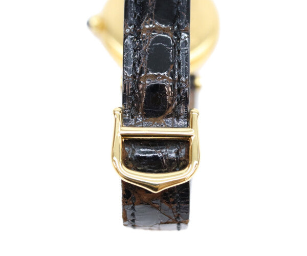Cartier カルティエ W100225301 80-90s 925 マストヴァンドームヴェルメイユSM センターグレイ飛びローマ文字盤 腕時計