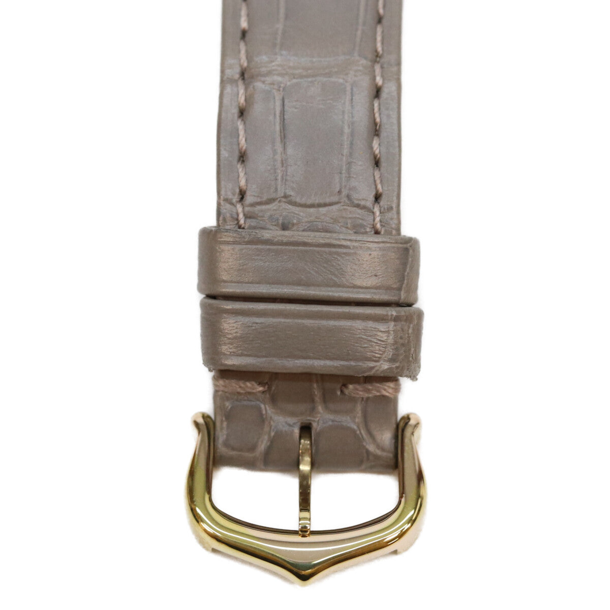 Cartier カルティエ 96-98s 925 飛びアラビア文字盤 マストタンクSMヴェルメイユ 革 QZ 時計 腕時計