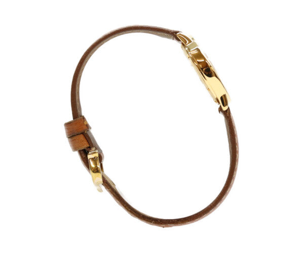 Cartier カルティエ W1009143 925 マストロンドSMヴェルメイユ サイドトリニティ文字盤 QZ 革 腕時計
