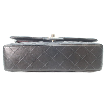 CHANEL シャネル 7番 A01112 黒ラム シルバー金具 マトラッセ25 ショルダーバッグ