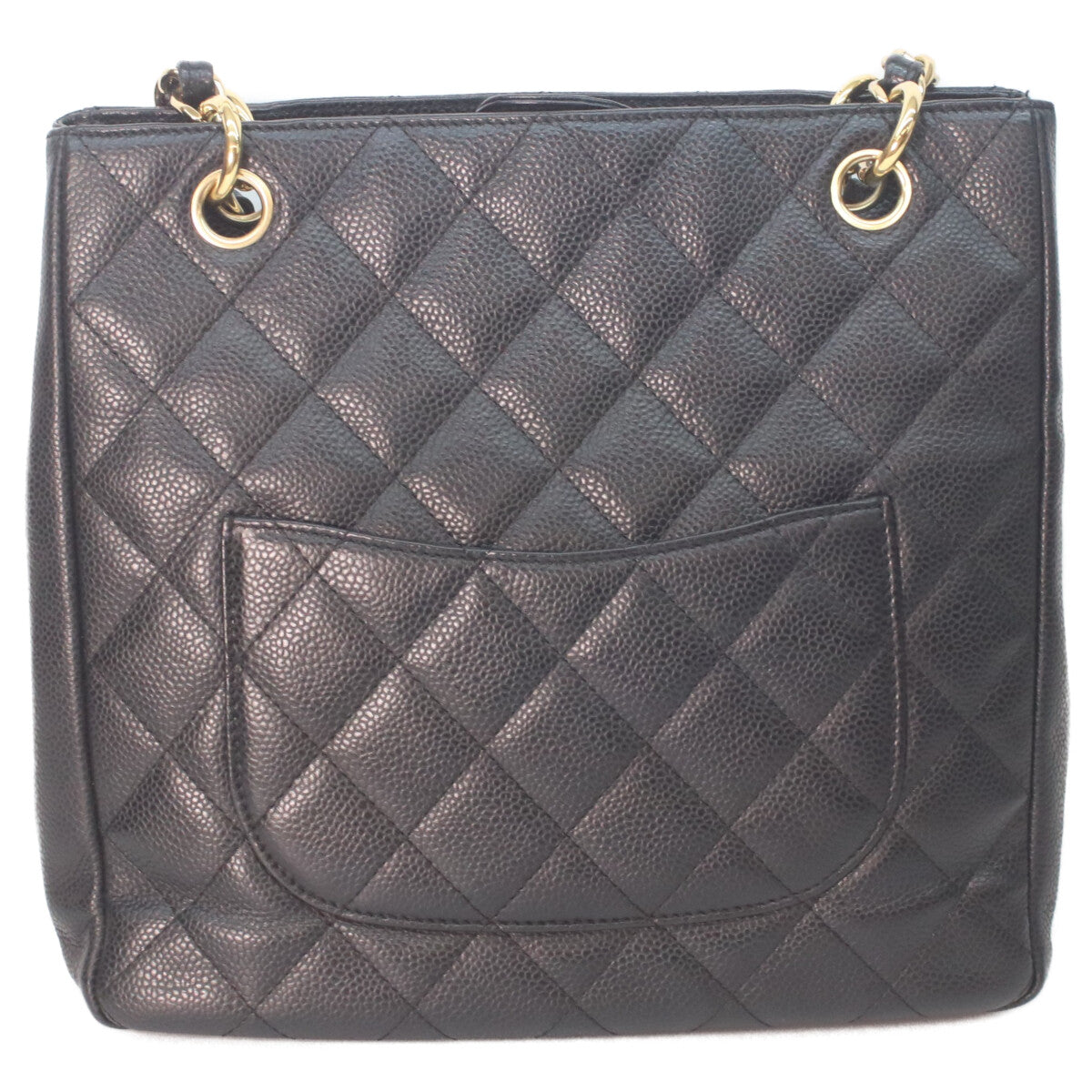 CHANEL シャネル 11番 A20994 黒 キャビア ゴールド金具 PSTトート