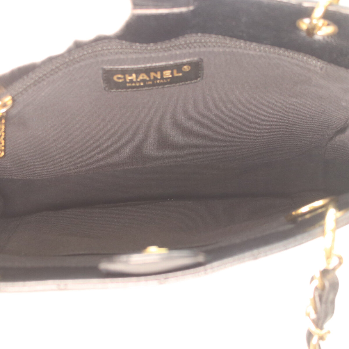 CHANEL シャネル 11番 A20994 黒 キャビア ゴールド金具 PSTトート