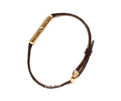 Cartier カルティエ 89年 925 マストタンクヴェルメイユLM トリニティ文字盤 QZ 革 腕時計