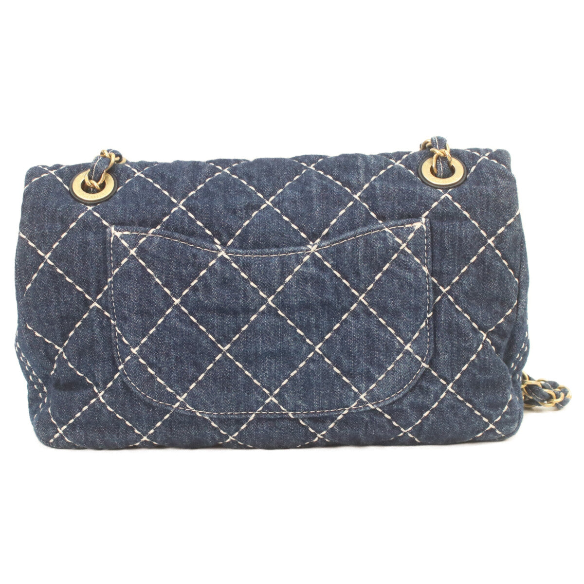CHANEL シャネル 29番 AS1328 インディゴ デニム ゴールド金具 シングルフラップ マトラッセ チェーンショルダー ショルダーバッグ