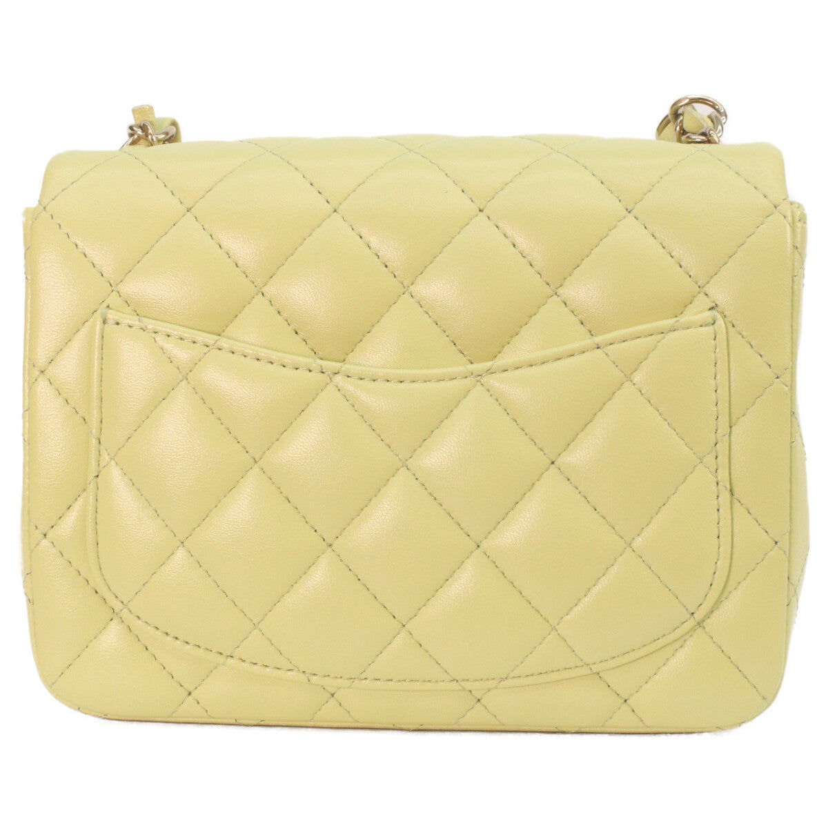 CHANEL シャネル A35200 ピスタチオ ラム ゴールド金具 ミニマトラッセ17 ショルダーバッグ