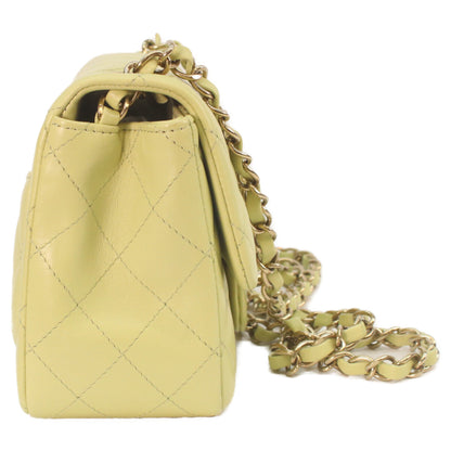 CHANEL シャネル A35200 ピスタチオ ラム ゴールド金具 ミニマトラッセ17 ショルダーバッグ