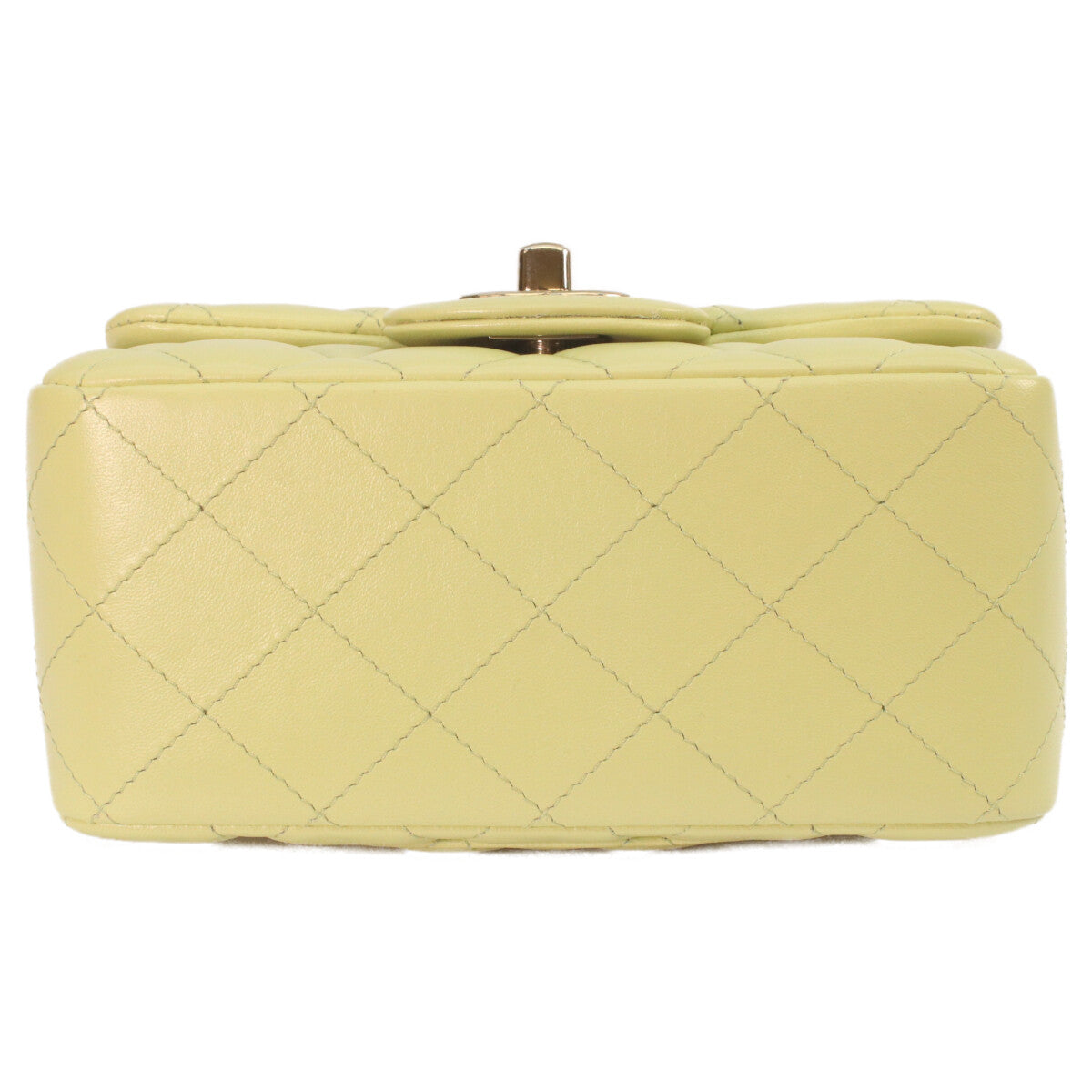 CHANEL シャネル A35200 ピスタチオ ラム ゴールド金具 ミニマトラッセ17 ショルダーバッグ