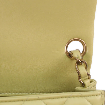 CHANEL シャネル A35200 ピスタチオ ラム ゴールド金具 ミニマトラッセ17 ショルダーバッグ