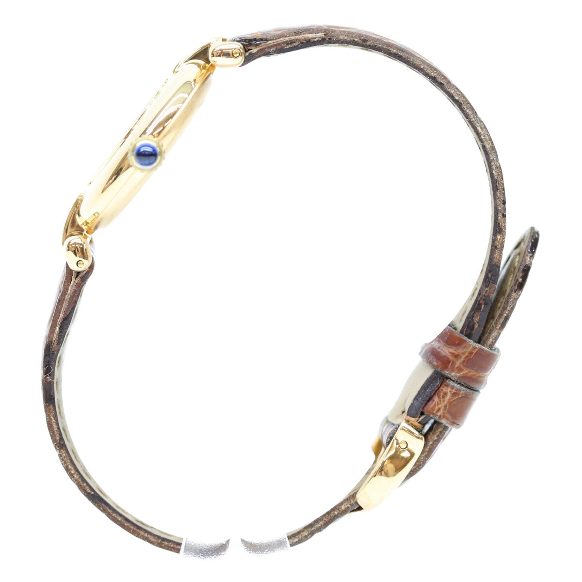 Cartier カルティエ W1000653 925 マストコリゼSM アイボリーローマ文字盤 ヴェルメイユ QZ 時計 腕時計