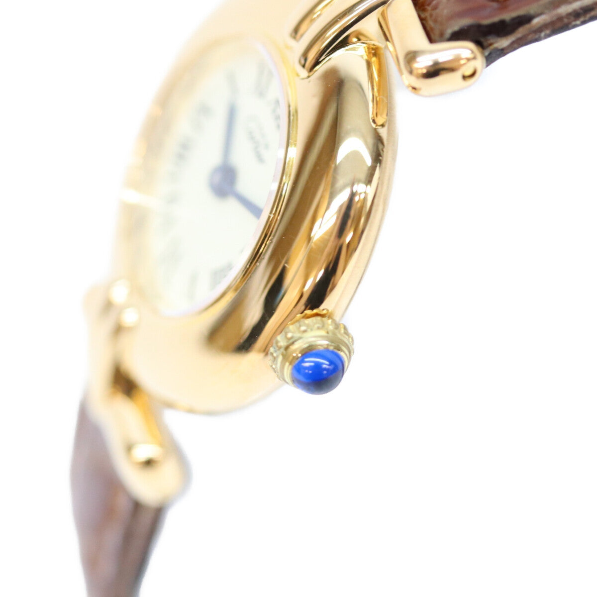 Cartier カルティエ W1000653 925 マストコリゼSM アイボリーローマ文字盤 ヴェルメイユ QZ 時計 腕時計
