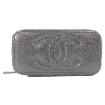CHANEL Chanel AP1341 Black Caviar Gold Hardware Vanity Chain Shoulder Bag Shoulder Bag
