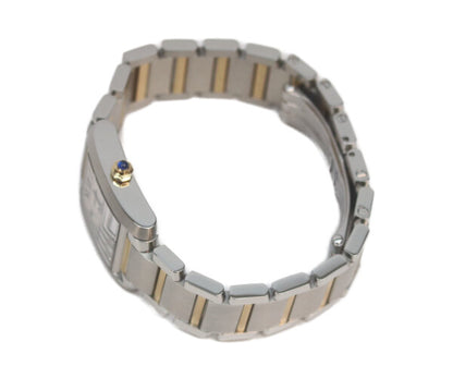 Cartier カルティエ W51007Q4 SS YG タンクフランセーズSM QZ 腕時計