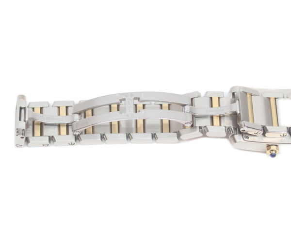 Cartier カルティエ W51007Q4 SS YG タンクフランセーズSM QZ 腕時計